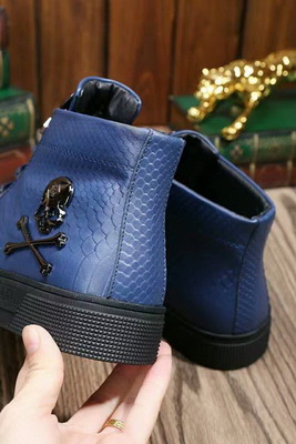 PhiliPP Plein High-Top Fashion Men Shoes--041